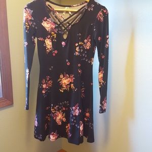 Long Sleeve Floral Dress